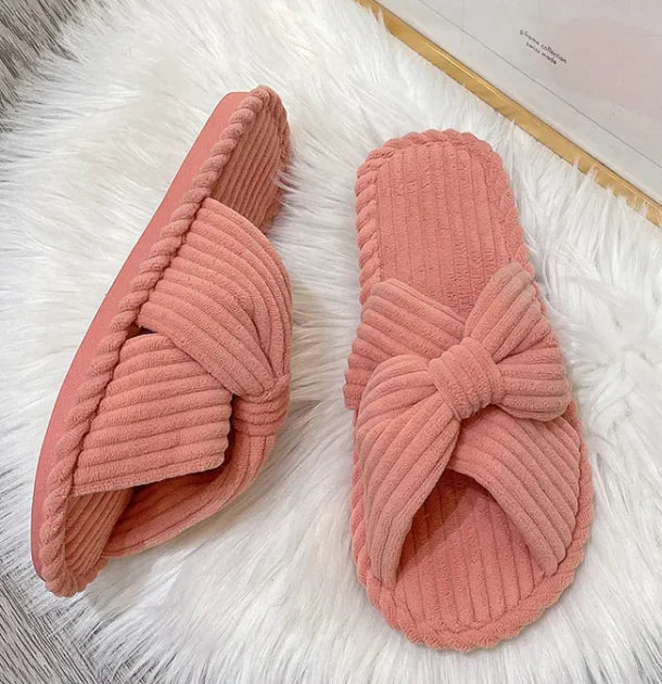 Cute Cotton and Linen Home Slippers