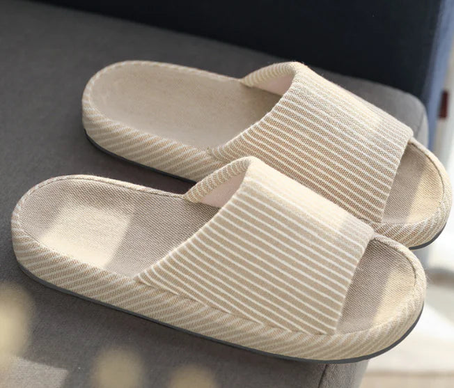 Cotton & Linen Slippers for Women