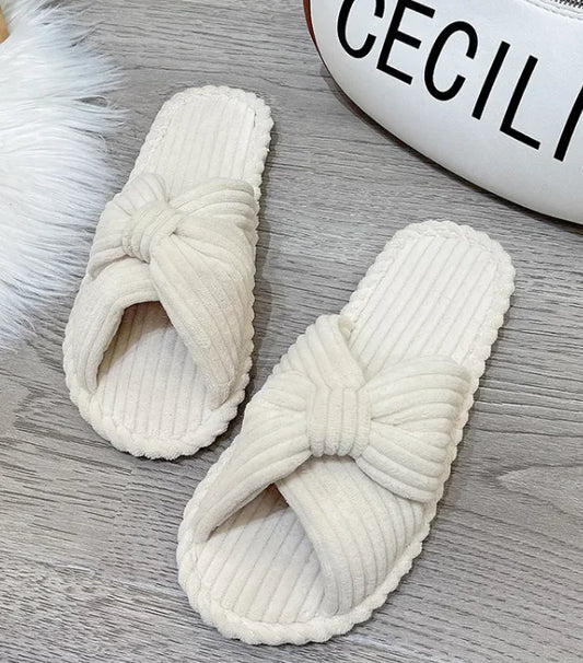 Cute Cotton and Linen Home Slippers