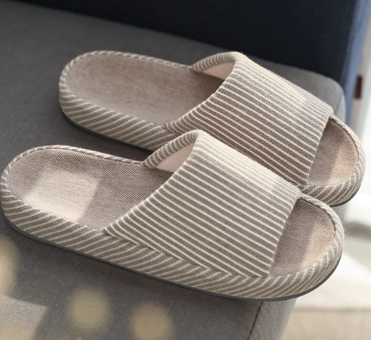 Cotton & Linen Slippers for Women